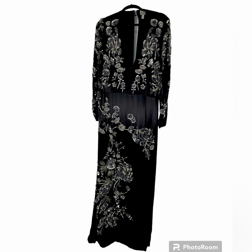 ASOS Embellished Wrap Waist Gown